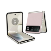 摩托罗拉moto razr 40 漂亮实力派 自由悬停随心拍 大电池续航 类zflip5G折叠屏手机 12GB+256GB樱络粉