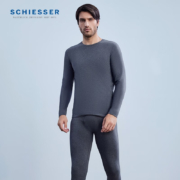 SCHIESSER 舒雅 男士保暖内衣套装 深花灰7500 L