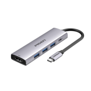 品胜 Type-C扩展坞USB-C转HDMI转接头3.0HUB分线器拓展坞PD雷电4/3适用15proiPadMacBook苹果华为电脑转换器