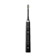 飞利浦(PHILIPS)电动牙刷成人声波震动钻石系列(自带刷头+充电旅行盒+充电玻璃杯)黑钻HX9352/04