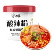 BAIXIANG 白象 酸辣粉 川渝酸辣粉 方便整箱 重庆风味正宗红薯粉条粉丝115g*6桶