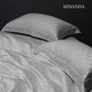 29日20点：SIDANDA 诗丹娜 100支全棉色织提花长绒棉四件套 鸣沙灰 200*230cm