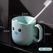 四万公里儿童刷牙杯加厚防摔牙刷杯子卡通可爱宝宝洗漱口杯牙缸杯SW7179