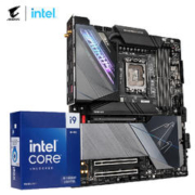 GIGABYTE 技嘉 主板CPU套装主板Z790 AORUS MASTER X+14900KF处理器 板U套装