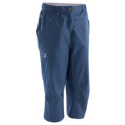 DECATHLON 迪卡侬 攀岩裤户外登山秋时尚休闲弹力运动裤SMT 蓝色七分裤 女款 38
