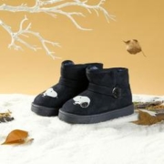 寒潮来了：SNOOPY 史努比 儿童加绒雪地靴