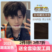 BONYHAIR 染发剂男士专用颜色染头发2023流行色免漂在家染 33/0棕黑色 100ml 1支 （遮盖白发）