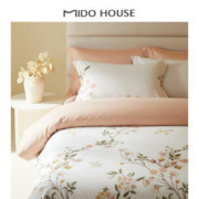 京东PLUS：MIDO HOUSE 铭都家居 50支长绒棉磨毛四件套 1.5m 床单款