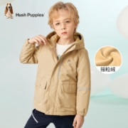PLUS会员：Hush Puppies 暇步士  男童厚风衣 多款可选