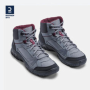 DECATHLON 迪卡侬 登山鞋女春秋防滑爬山鞋透气户外徒步鞋ODS 浅钢灰色 37
