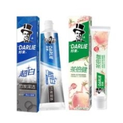 88VIP会员：DARLIE 好来 牙膏初萃茶白桃超白竹炭300g平衡口腔酸碱套装