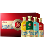 五粮液股份出品，江山礼竹荪酒 52度浓香型白酒 450mL*4瓶