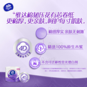 【加量不加价】维达棉韧立体美有芯卷纸4层140节30卷整箱新旧交替