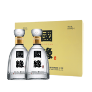 今世缘国缘四开白酒 节日送礼 商务宴请 高档迎宾酒 42度 500mL 2瓶 礼盒装