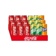 plus会员、概率券、需入会:可口可乐（Coca-Cola）可乐*12+雪碧*8+芬达*4 330ml*24瓶＊2件