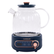 乐扣乐扣（LOCK&LOCK） 养生壶 煮茶器  办公室家用玻璃花茶壶烧水壶88屏电热水壶电炖壶 EJK3315-1升蓝色