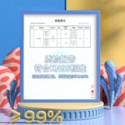 花町然KN95儿童型口罩独立装防甲流口罩防晒3D立体口罩自吸过滤式防颗粒物呼吸器面罩一次性透气 儿童白色60只装