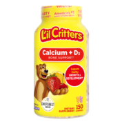 丽贵小熊糖lilcritters美国进口儿童维生素D3+磷钙软糖150粒