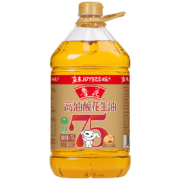 再降价、京东百亿补贴：鲁花 食用油  5S压榨 高油酸花生油 3.09L