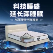 思羽海马 独立弹簧椰棕席梦思床垫乳胶软垫家用卧室厚官方旗舰店