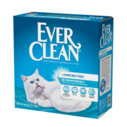 铂钻（EverClean）【美国原装进口】膨润土猫砂猫砂猫咪活性炭成猫幼猫混合矿砂 【蓝标】双效除臭无香猫砂25磅