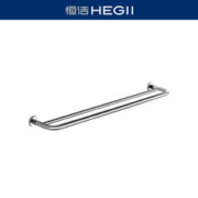 HEGII 恒洁 单杆毛巾架毛巾杆浴巾架浴室卫生间双杆毛巾架挂勾
