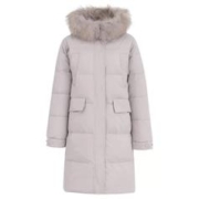 雪中飞 秋冬冬韩版收腰大毛领女中长款时尚休闲羽绒服