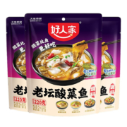 好人家 老坛酸菜鱼调料 舌尖泡菜酸菜鱼酸汤肥牛佐料  3袋