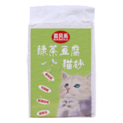 芭贝乐豆腐猫砂除臭结团植物豌豆低粉尘吸水豆腐猫沙可冲厕所原味绿茶6L毛纱 绿茶清香豆腐猫砂（2.4KG）