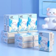 5w库存天降到手1.6元10包 蓝漂手帕纸巾