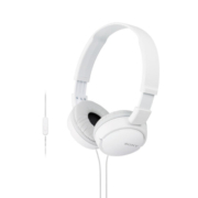 索尼（SONY）MDR-ZX110AP 耳机头戴式有线带麦台式电脑笔记本手机适用耳麦 办公学生网课学习 音乐耳机 白色