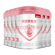 贝因美（Beingmate）爱加12-36月幼儿奶粉3段800g*6多罐免疫成长奶粉含乳铁蛋白