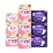 kotex 高洁丝 少女肌放肆睡日夜组合 9包104片 日用夜用