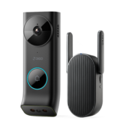 360 可视门铃双摄5 Max 双摄像头家用监控智能摄像机 2.5K智能门铃电子猫眼 无线wifi 400W超清夜视R5MAX