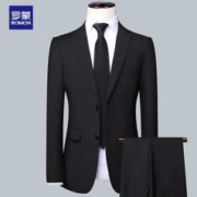ROMON 罗蒙 西服套装男装 黑色