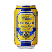 OETTINGER 奥丁格 小麦白啤酒330ml*24听整箱装 德国原装进口（日期：日-月-年）