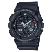卡西欧（CASIO）G-SHOCK复古音箱风格大表盘防水防震多功能时尚潮流运动男表 GA-140-1A1