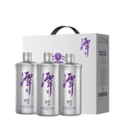 潭酒 真实年份酱酒（年份随机发货） 53度 500mL 3瓶 潭酒银酱礼盒装 酱香型白酒