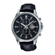 卡西欧（CASIO） EDIFICE EFB-509商务休闲男表防水石英男士手表 【新年礼物】 EFB-509L-1AVUPR质感皮质表带