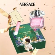 限移动端、京东百亿补贴：VERSACE 范思哲 礼盒装（经典晶钻女士淡香水 EDT 30ml+平安夜星空盲盒+圣诞款分装器）