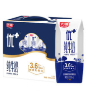 88VIP会员：Bright 光明 优加纯牛奶营养早餐奶200ml*12盒3.6g乳蛋白钻石装整箱