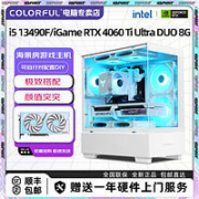 COLORFUL 七彩虹 Intel i5 13490F/13400F RTX4060TI电竞游戏DIY电脑组装机