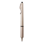 三菱（Uni）按制圆珠笔金属笔握原子笔 低重心办公商务用中油笔 SXN-1003-28 0.28mm 香槟金杆