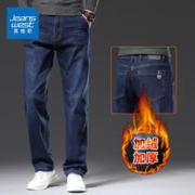 JEANSWEST 真维斯 男加绒加厚休闲牛仔裤