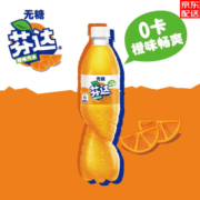 可口可乐（Coca-Cola） 芬达无糖 零卡碳酸饮料 零度 健康无糖汽水 500*12 整箱装