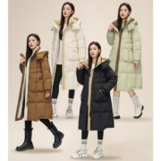 京东百亿补贴：雅鹿长款羽绒服女2023年冬季新款  4色多码