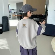 御宝当家 童装男童卫衣春秋装2023新款儿童长袖打底衫男孩休闲上衣