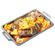 京东百亿补贴:GUO LIAN 菠萝烤鱼1.5kg 冬阴功汤底 含配菜 含铝盘 明火加热即食