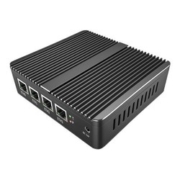 倍控J4125赛扬四核4网卡2.5GI226 I210千兆无风扇小主机爱快维盟linux ubuntu centos pfsense ros服务器虚拟