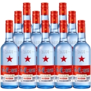 20点、88VIP：红星 二锅头53度 绵柔8陈酿 500ml*12瓶